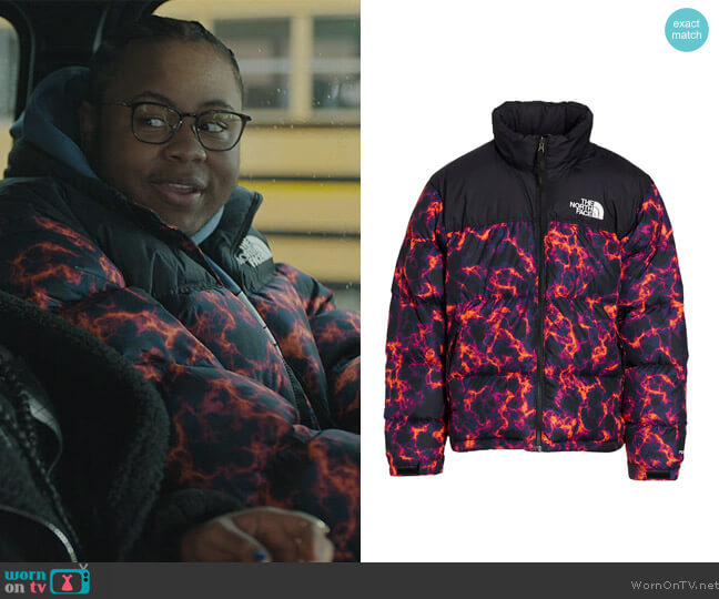 The North Face 1996 Retro Nuptse Camo Jacket worn by Papa (Shamon Brown) on The Chi