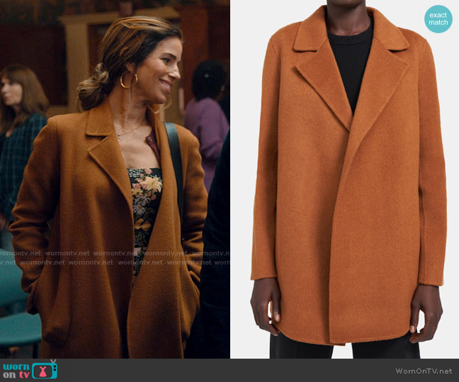 Theory Sileena Jacket worn by Isabel Salazar (Ana Ortiz) on Love Victor
