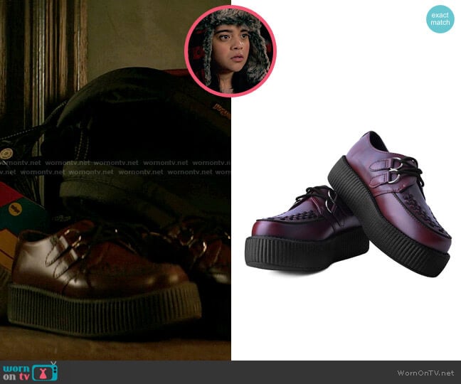 T.U.K. Viva Mondo Creepers worn by Kamala Khan (Iman Vellani) on Ms. Marvel