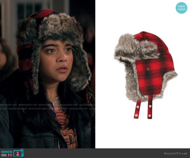 BDG Wool & Faux Fur Trapper Hat worn by Kamala Khan (Iman Vellani) on Ms. Marvel