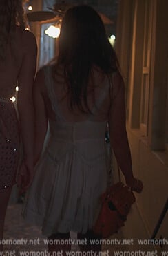 Juliette’s red embellished bag on First Kill