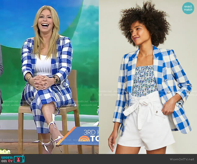 Veronica Beard Bexley Dickey Jacket worn by Jill Martin on Today