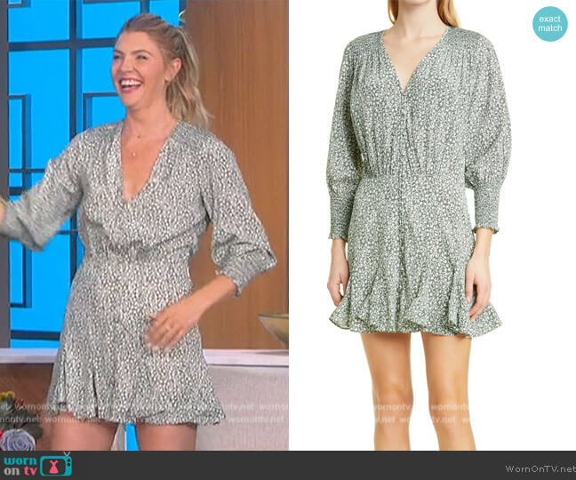 Veronica Beard Desio Dress worn by Amanda Kloots on The Talk