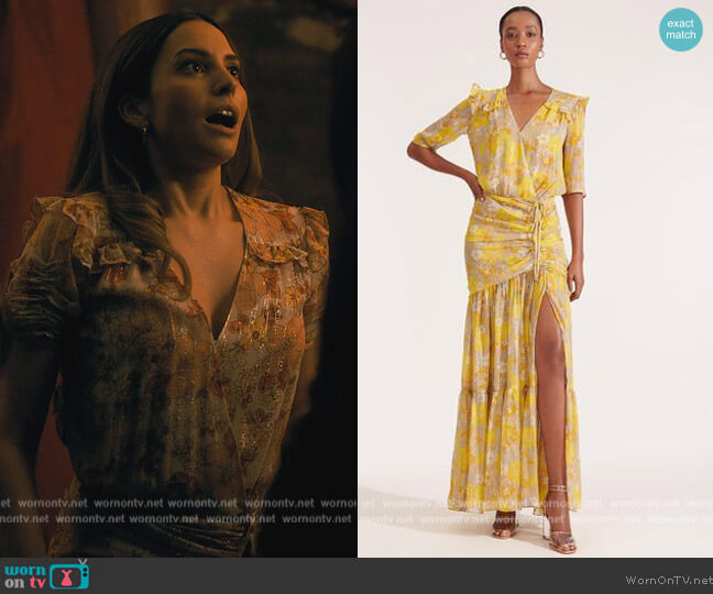 Veronica Beard Mick Dress worn by Sloan (Genesis Rodriguez) on The Umbrella Academy