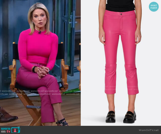 Walter Baker Tony Pant worn by Amy Robach on Good Morning America