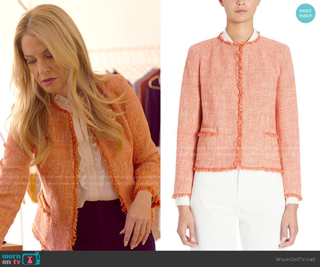 Weekend Max Mara Tweed Jacket worn by Georgina Meriwether (Leslie Grossman) on Love Victor
