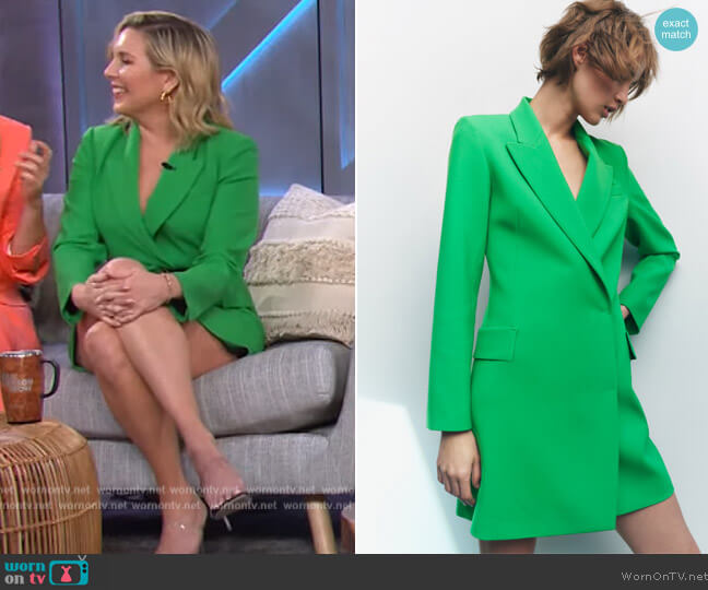 Zara Double Breasted Blazer Dress