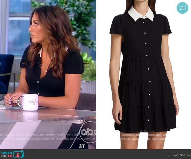 Alice + Olivia Meeko Shirt Dress worn by Alyssa Farah Griffin on The View