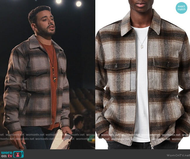 All Saints Vonroe Plaid Shirt