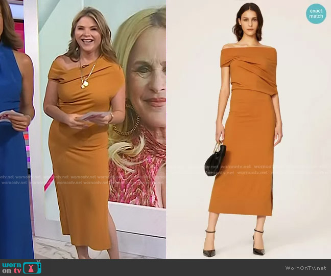 Altuzarra Kim Knit Dress worn by Jenna Bush Hager on Today