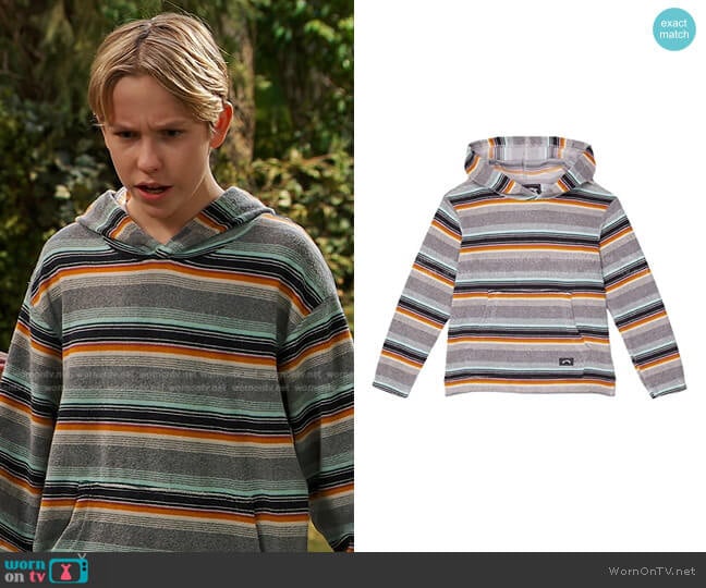 Billabong Kids Kids Flecker Diego Pullover worn by Jake (Luke Busey) on Bunkd