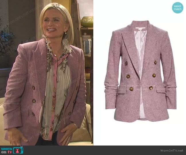 Veronica Beard Beacon Dickey Jacket worn by Kayla Brady (Mary Beth Evans) on Days of our Lives