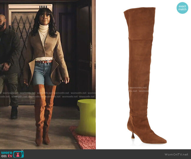 Brother Vellies Ronstadt Suede Boots worn by Zenzi Fullington (Ashleigh Murray) on Tom Swift