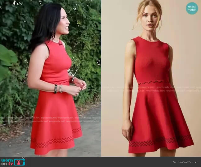 Ted Baker Cloeei Dress worn by Vicky Nguyen on Today