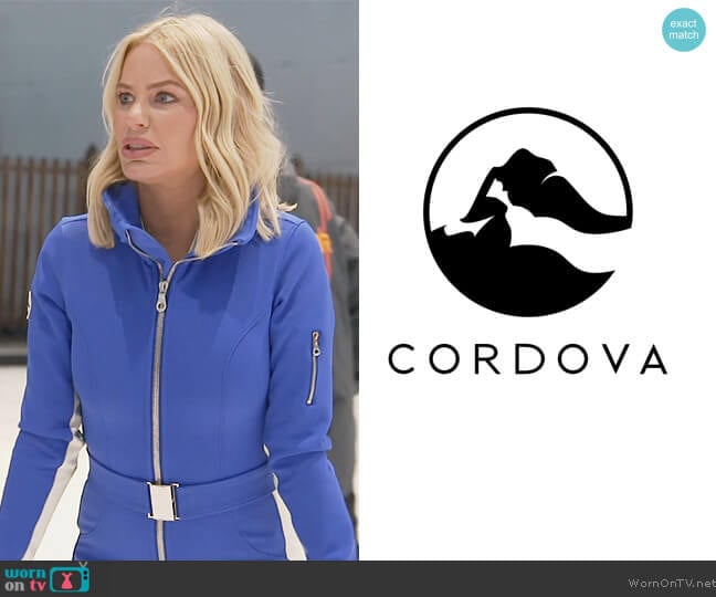 Cordova Cordova Belted Ski Suit worn by Caroline Stanbury (Caroline Stanbury) on The Real Housewives of Dubai