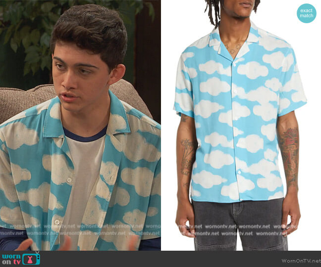 Cristina Martinez Gender Inclusive Button-Up Shirt worn by Neil (Felix Avitia) on Ravens Home