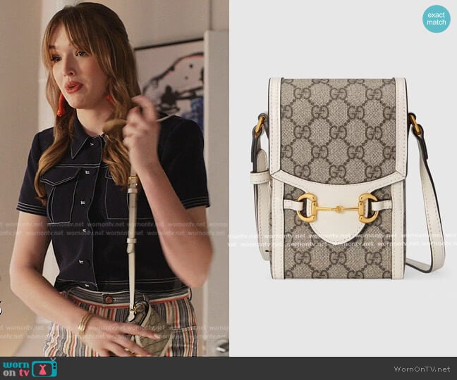 Gucci Horsebit 1955 Mini Bag worn by Kirby Anders (Maddison Brown) on Dynasty