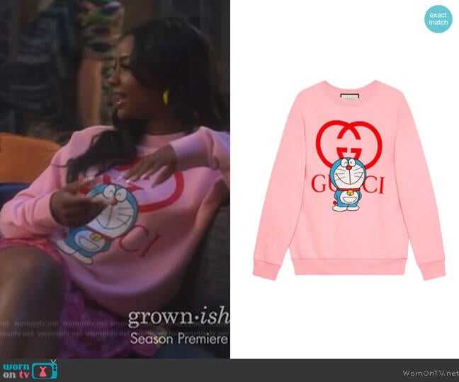 Gucci X Doraemon logo-print Sweatshirt