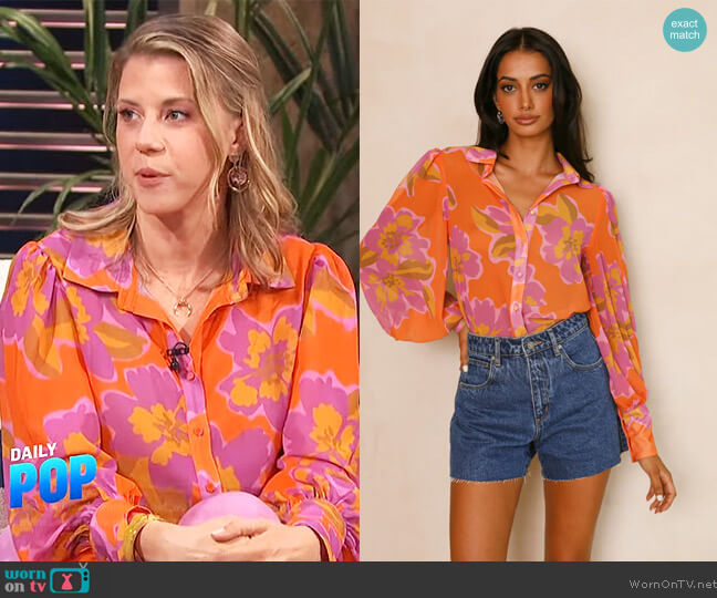 Runaway Fleetwood Blouse in Orchid