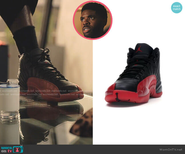 Nike Jordan 12 Retro Sneakers worn by Tom Swift (Tian Richards) on Tom Swift