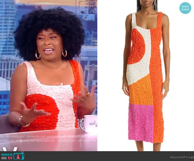 Mara Hoffman Sloan Textured Tank Midi Dress