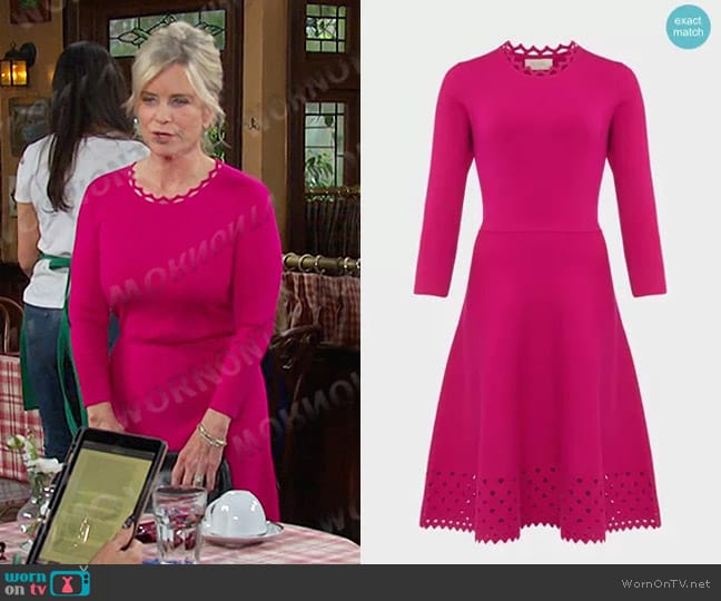 Hobbs Myra Knit Dress worn by Kayla Brady (Mary Beth Evans) on Days of our Lives