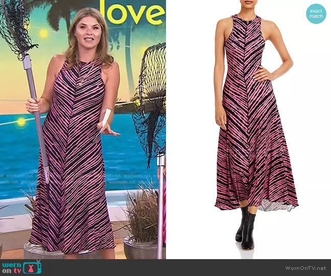 Proenza Schouler White Label Sleeveless Jersey Dress worn by Jenna Bush Hager on Today