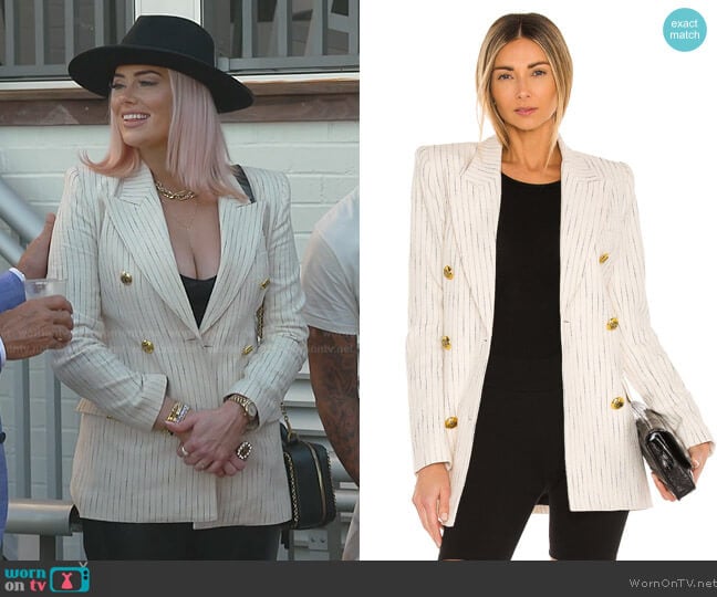Smythe Ski Slope Blazer worn by Kathryn Dennis on Southern Charm