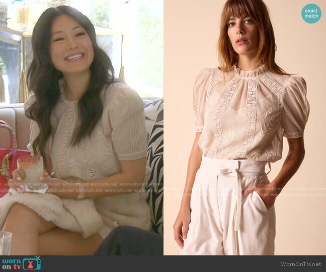 St Roche Tomi Top worn by Crystal Kung Minkoff on The Real Housewives of Beverly Hills