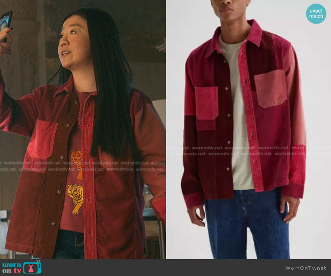 Urban Outfitters Corduroy Shacket worn by Alice Kwan (Sherry Cola) on Good Trouble