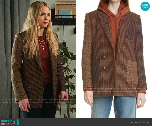 Veronica Beard Faustine Jacket worn by Maggie (Rebecca Rittenhouse) on Maggie