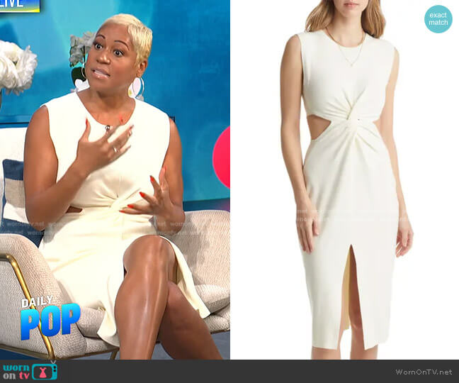 Vici Collection Cutout Knit Dress worn by Monique Kelley on E! News