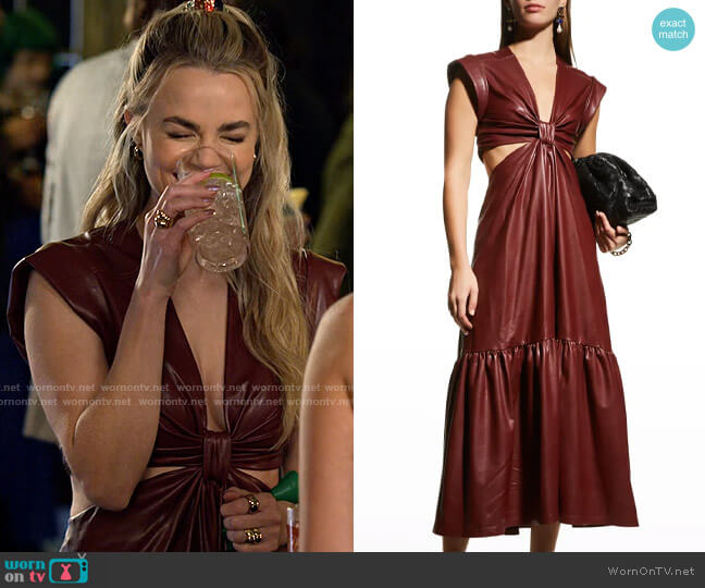 A.L.C. Alexandria Vegan Leather Dress worn by Maggie (Rebecca Rittenhouse) on Maggie