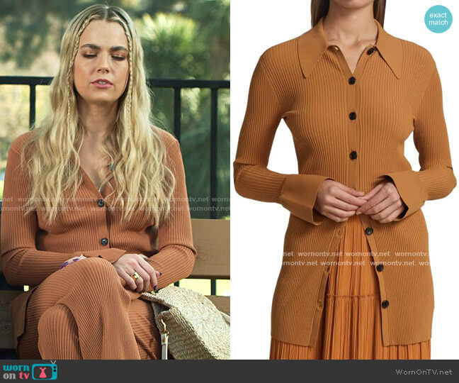 A.L.C. Eleanor Cardigan worn by Maggie (Rebecca Rittenhouse) on Maggie