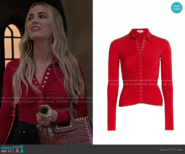A.L.C. Larsen Top worn by Maggie (Rebecca Rittenhouse) on Maggie