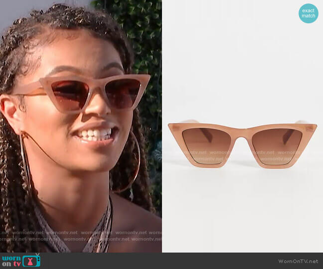 Aldo Derras Sunglasses worn by Bria Bryant on Love Island USA