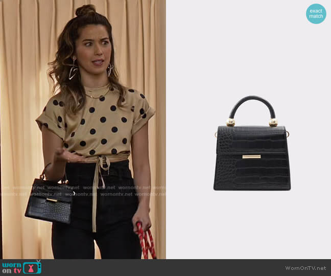 Aldo Triewiel Bag worn by Louise (Nichole Sakura) on Maggie