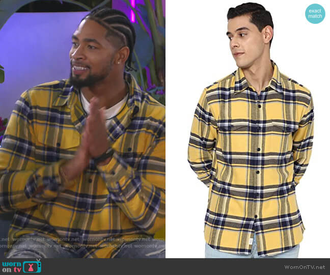 American Eagle Flannel Shirt worn by Jesse Bray on Love Island USA