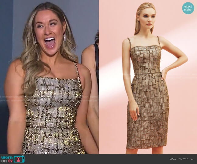Anne Barge Dress worn by Rachel Recchia on The Bachelorette