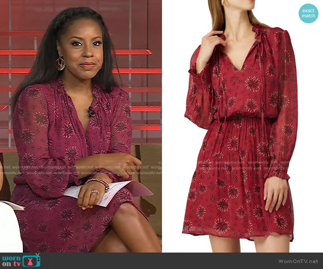 Ba&Sh Gizel Dress worn by Sheinelle Jones on Today