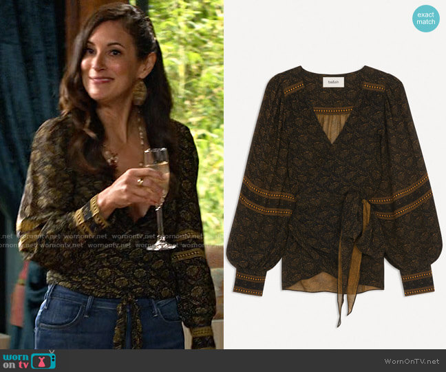 ba&sh Balzac Top worn by Amy (Angelique Cabral) on Maggie