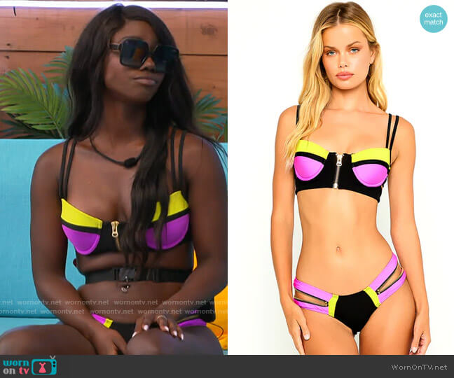 Beach Bunny Endless Summer Bikini worn by Sereniti Springs on Love Island USA