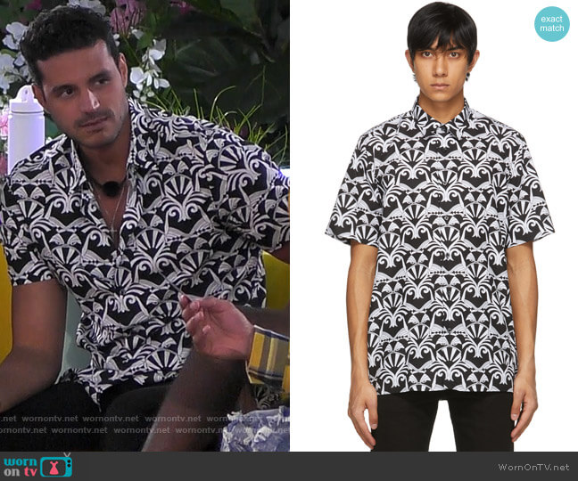 Hugo Ebor Shirt worn by Felipe Gomes on Love Island USA