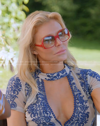 Brandi’s red frame sunglasses on The Real Housewives Ultimate Girls Trip