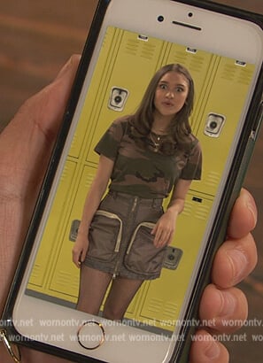 Cami’s mini skirt with pockets on Ravens Home