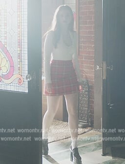 Cheryl’s black platform pants on Riverdale
