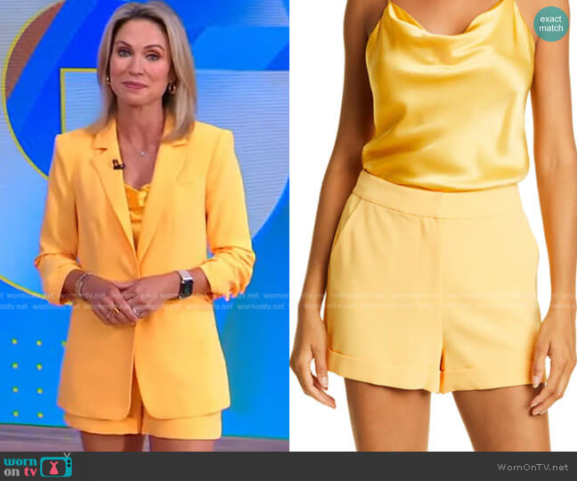 Cinq a Sept Elaine Shorts worn by Amy Robach on Good Morning America