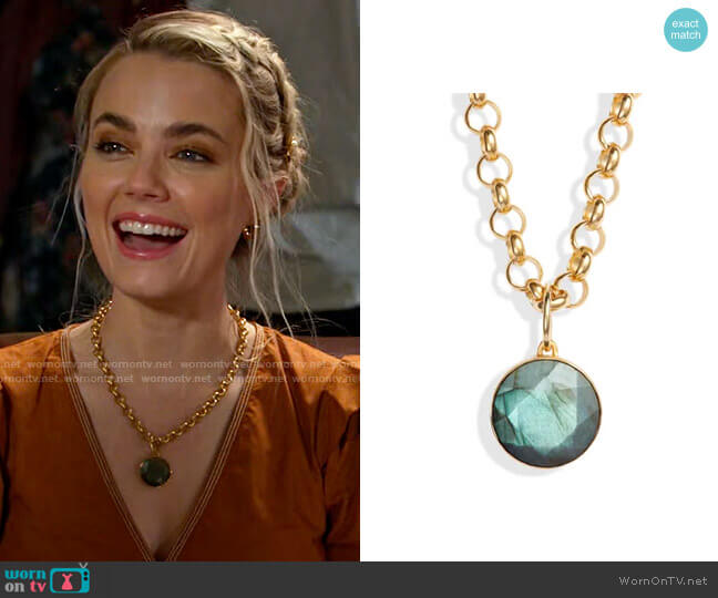 Dean Davidson Signature Collar Necklace worn by Maggie (Rebecca Rittenhouse) on Maggie