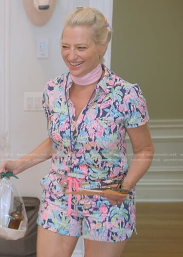 Dorind’s blue printed romper on The Real Housewives Ultimate Girls Trip