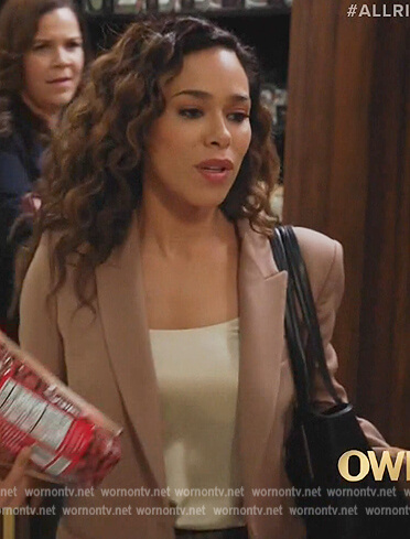 Emily’s beige blazer on All Rise